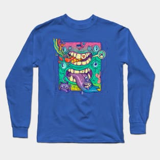 Monster face Long Sleeve T-Shirt